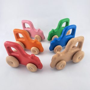 Tracteur en bois – Plusieurs colories